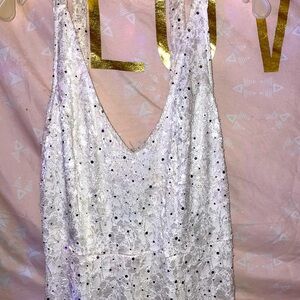 Beautiful wedding dress.